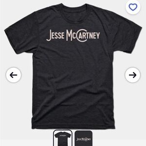 NWT Tee Public Jesse Mccartney Logo T-Shirt in Charcoal Grey, Size M